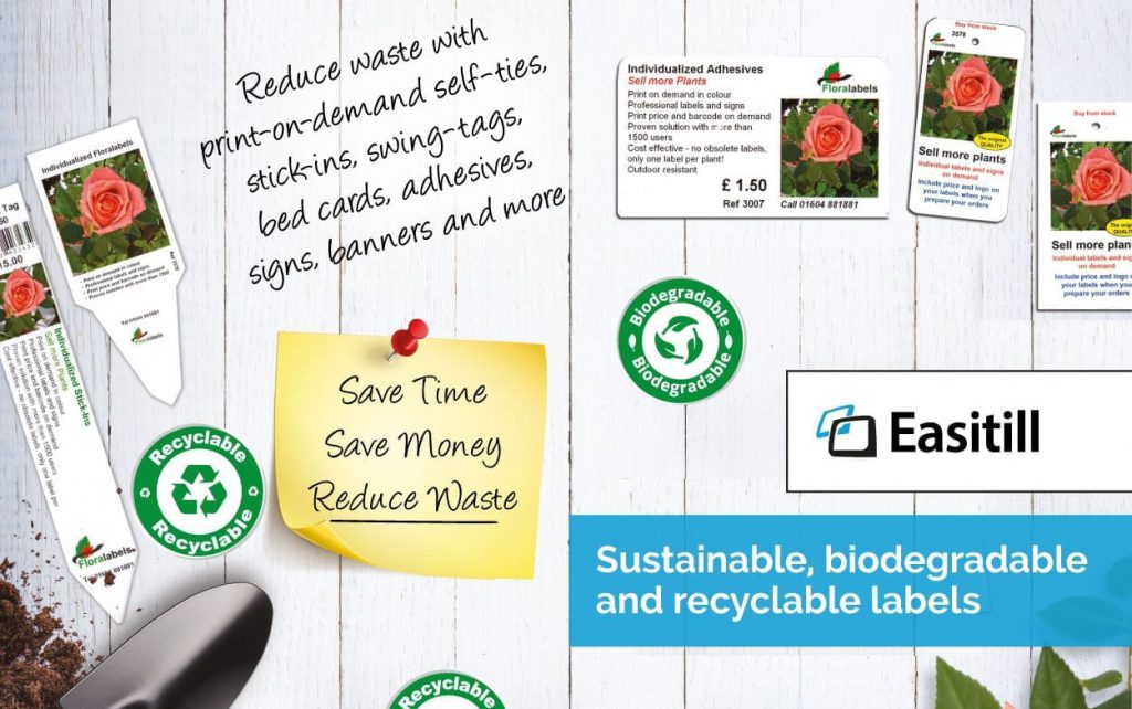 Sustainable, biodegradable and recyclable labels
